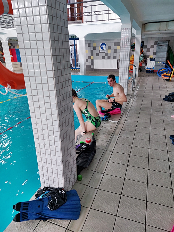Hokej pod wodą Walenie Siemianowice Śląskie Trening 5 IV 2025
